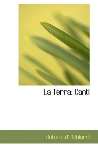 Product Image: La Terra: Canti