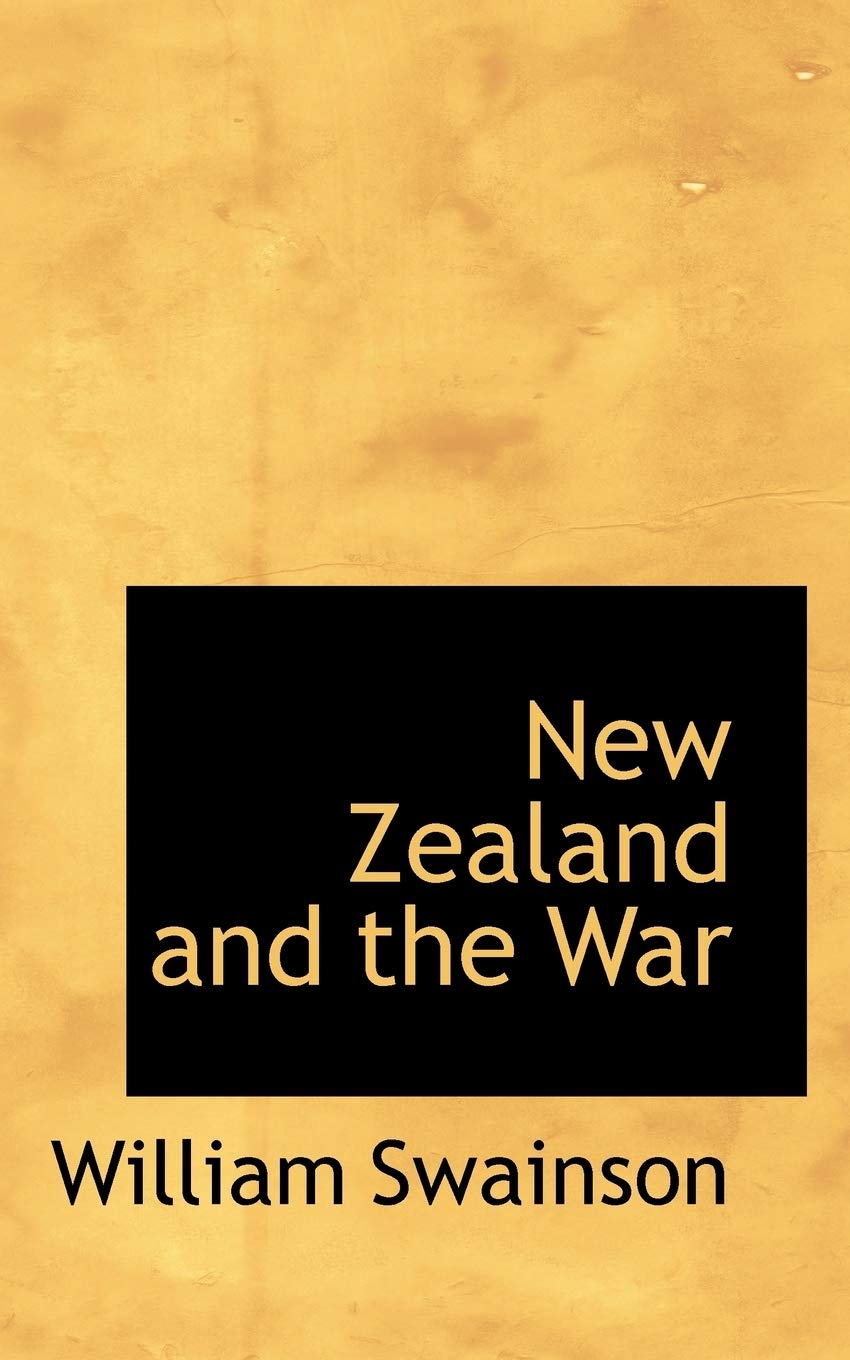 New Zealand and the War book