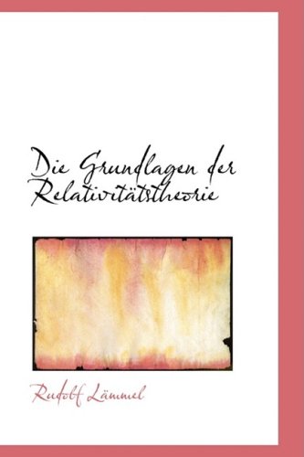 Die Grundlagen Der Relativitetstheorie Politics & History