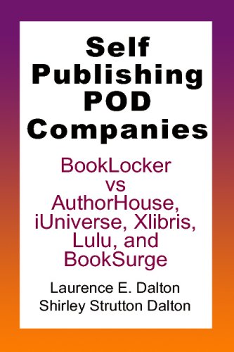 Self Publishing Pod Companies: Booklocker Vs Authorhouse Books