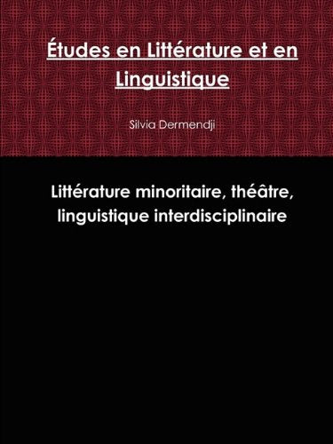 Etudes en Littérature et en Linguistique : Littérature minoritaire book