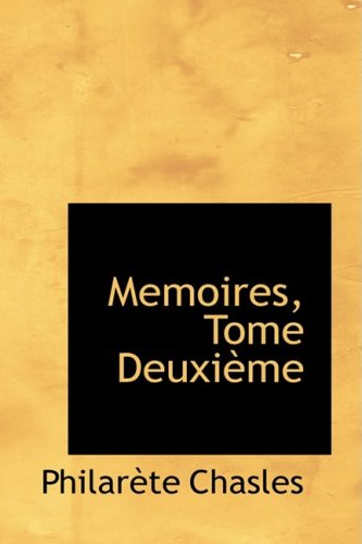 Memoires, Tome Deuxieme Politics & History