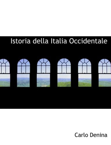 Istoria Della Italia Occidentale Politics & History