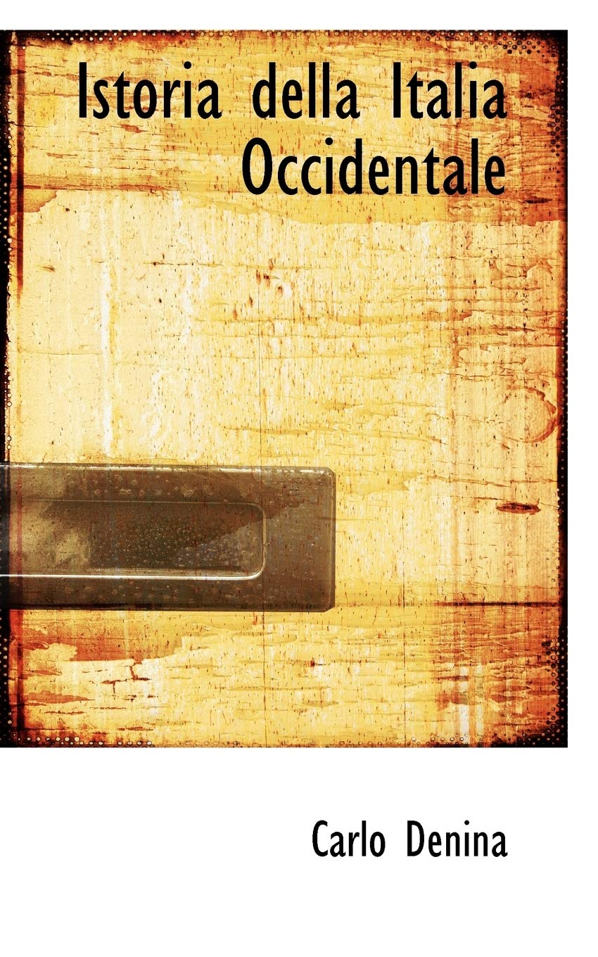 Istoria Della Italia Occidentale Politics & History