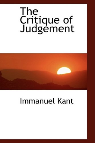 The Critique of Judgement Philosophy