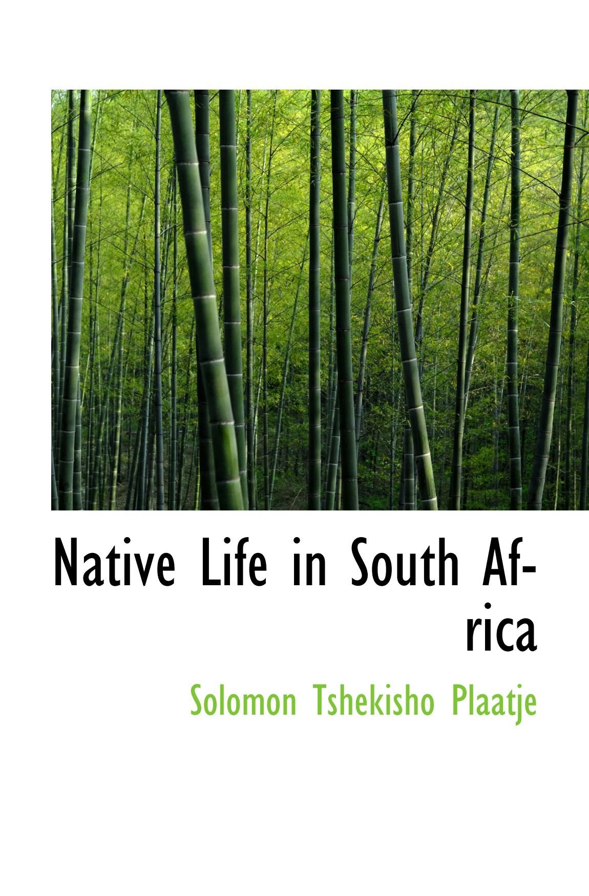 Native Life in South Africa Politics & History