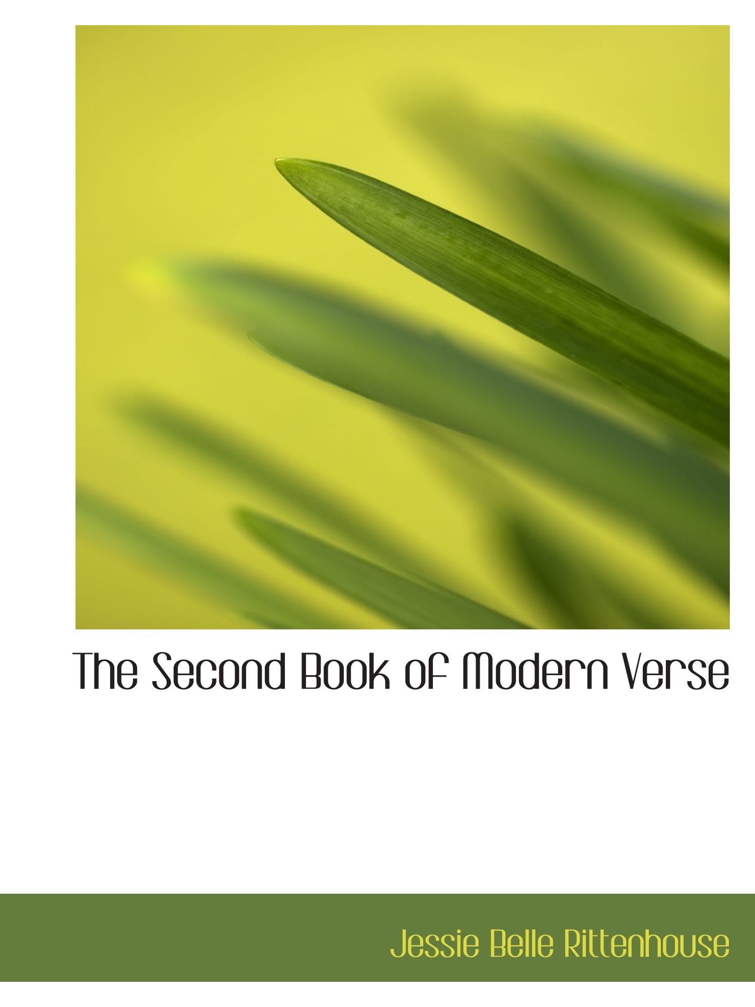 The Second Book of Modern Verse Politics & History