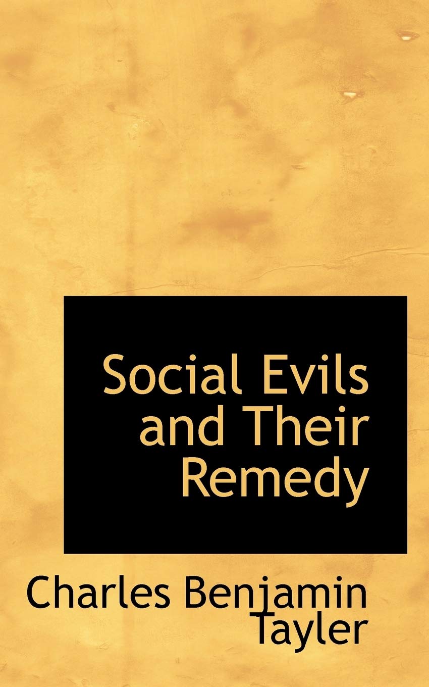 Social Evils and Their Remedy Politics & History