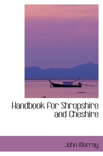 Product Image: Handbook for Shropshire and Cheshire