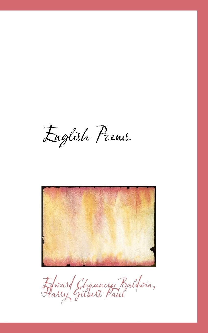 Product Image: English Poems