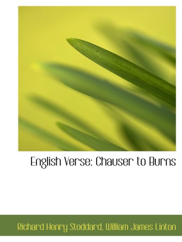 English Verse: Chauser to Burns Politics & History
