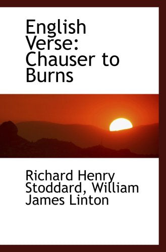 English Verse: Chauser to Burns Politics & History