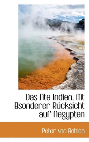 Das Ate Indien, Mt Bsonderer Rucksicht Auf Aegypten Politics & History