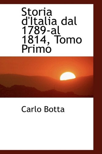 Storia D'italia Dal 1789-al 1814 book