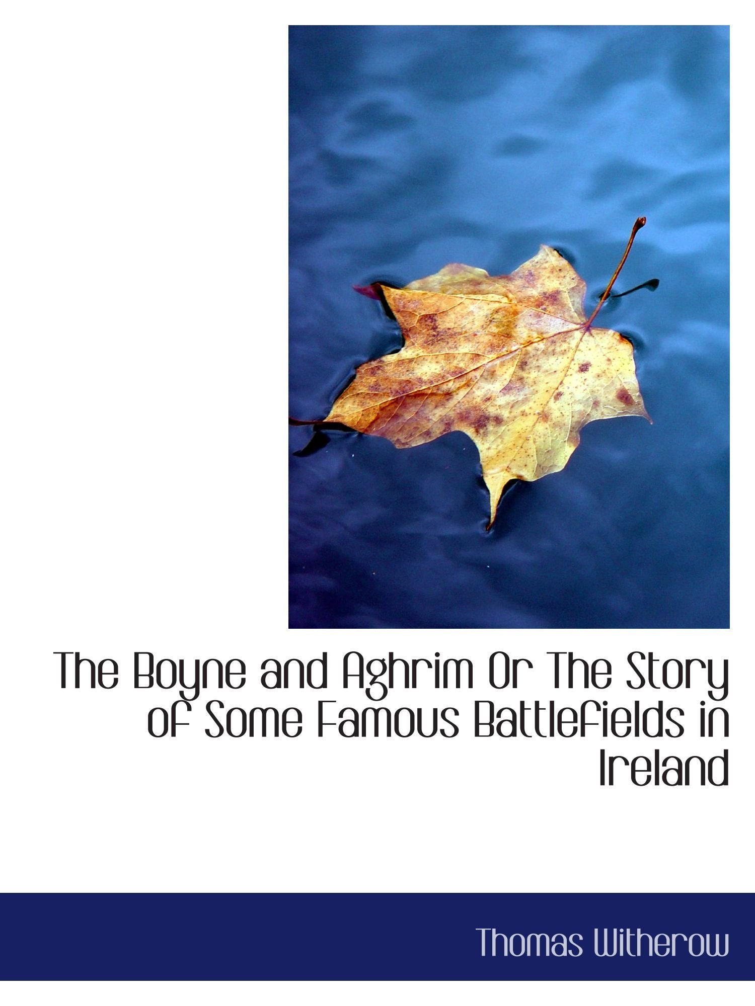 The Boyne and Aghrim Or The Story of Some Famous Battlefields in Ireland Politics & History