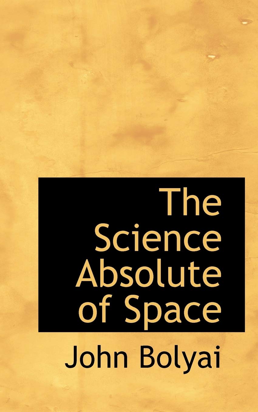 Product Image: The Science Absolute of Space