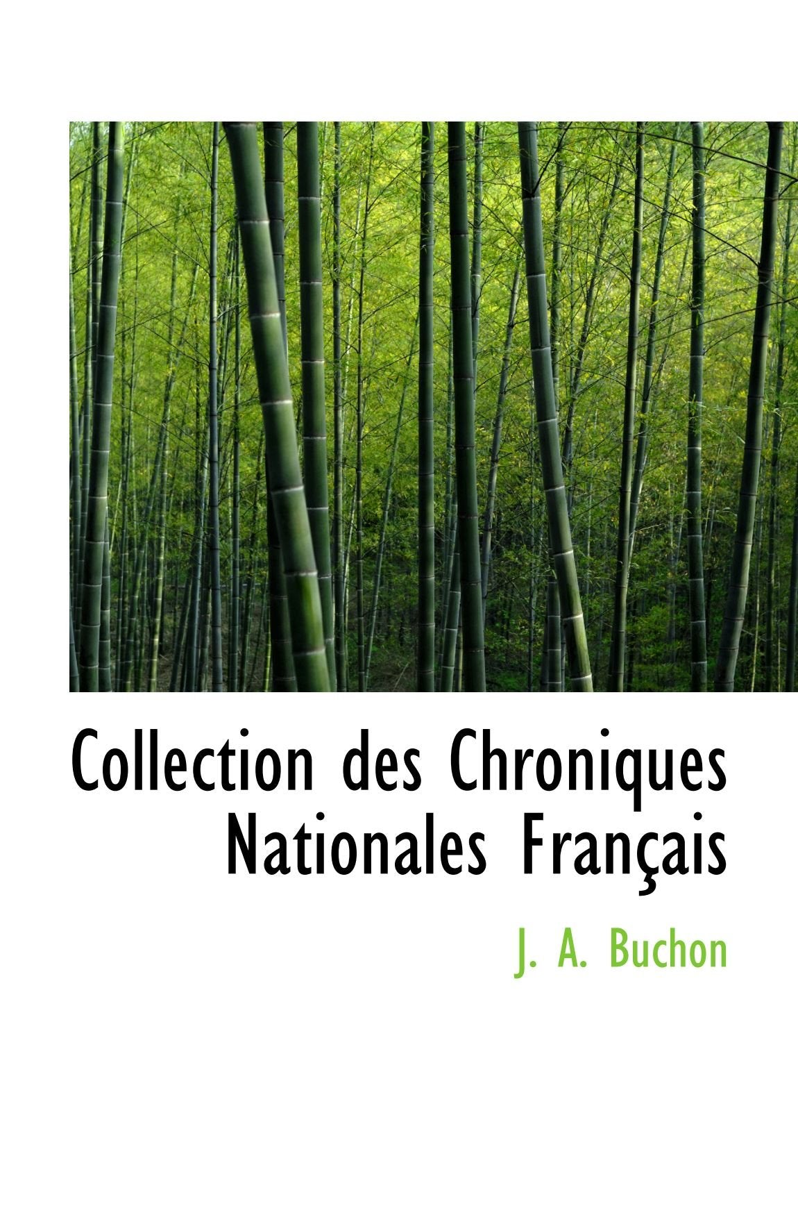 Collection des Chroniques Nationales Français book