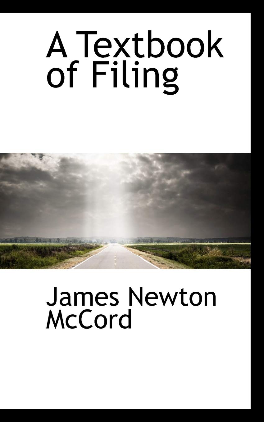 A Textbook of Filing Reference Books