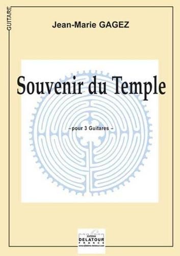 Souvenir du temple pour 3 guitares book