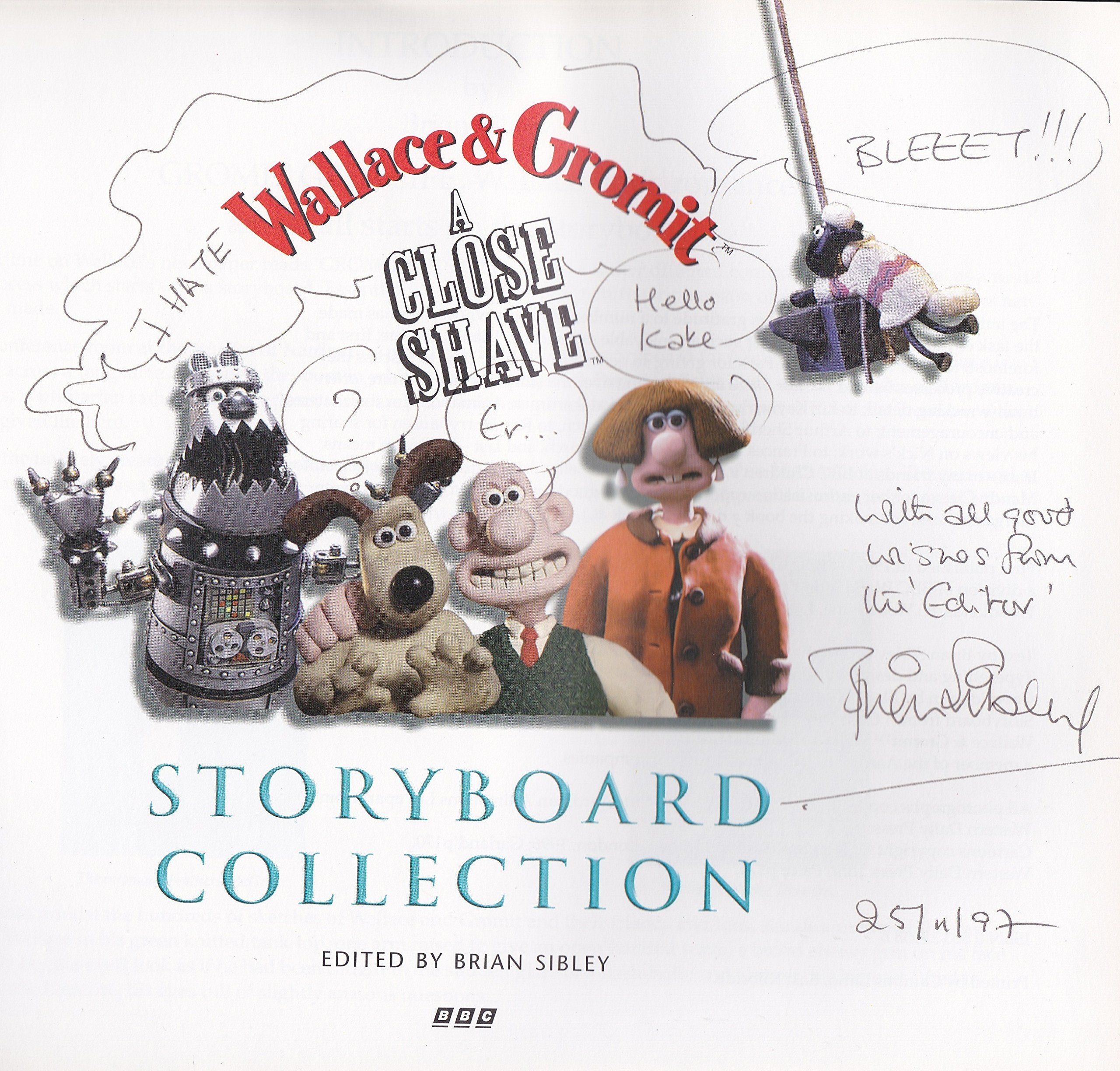 Wallace & Gromit a Close Shave Storyboard Collec(Laminated) (Wallace and Gromit: A Close Shave) Film, Art & Culture