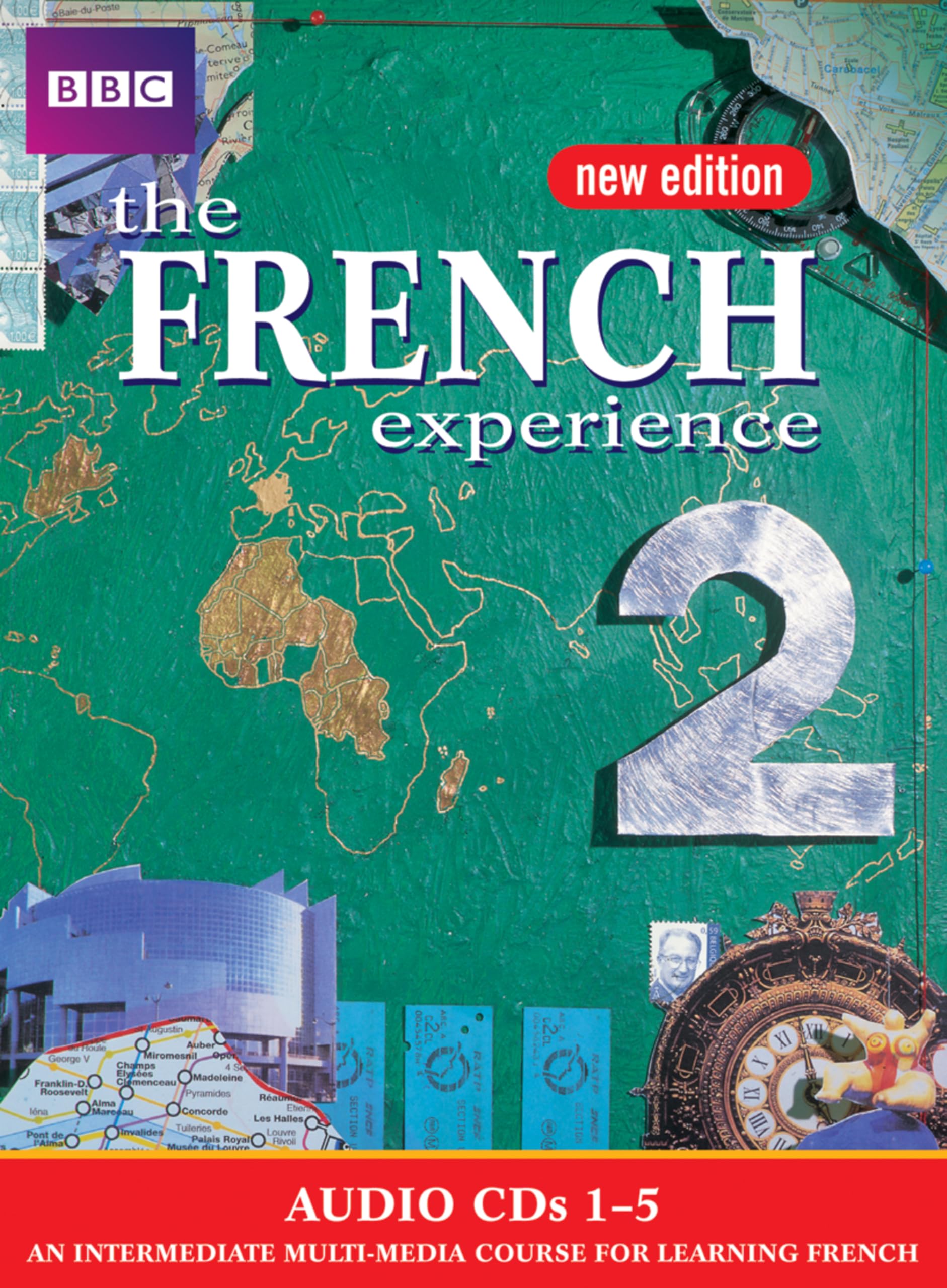 THE FRENCH EXPERIENCE 2 (NEW EDITION) CD's 1-5 Foreign Languages ​​& Dictionaries