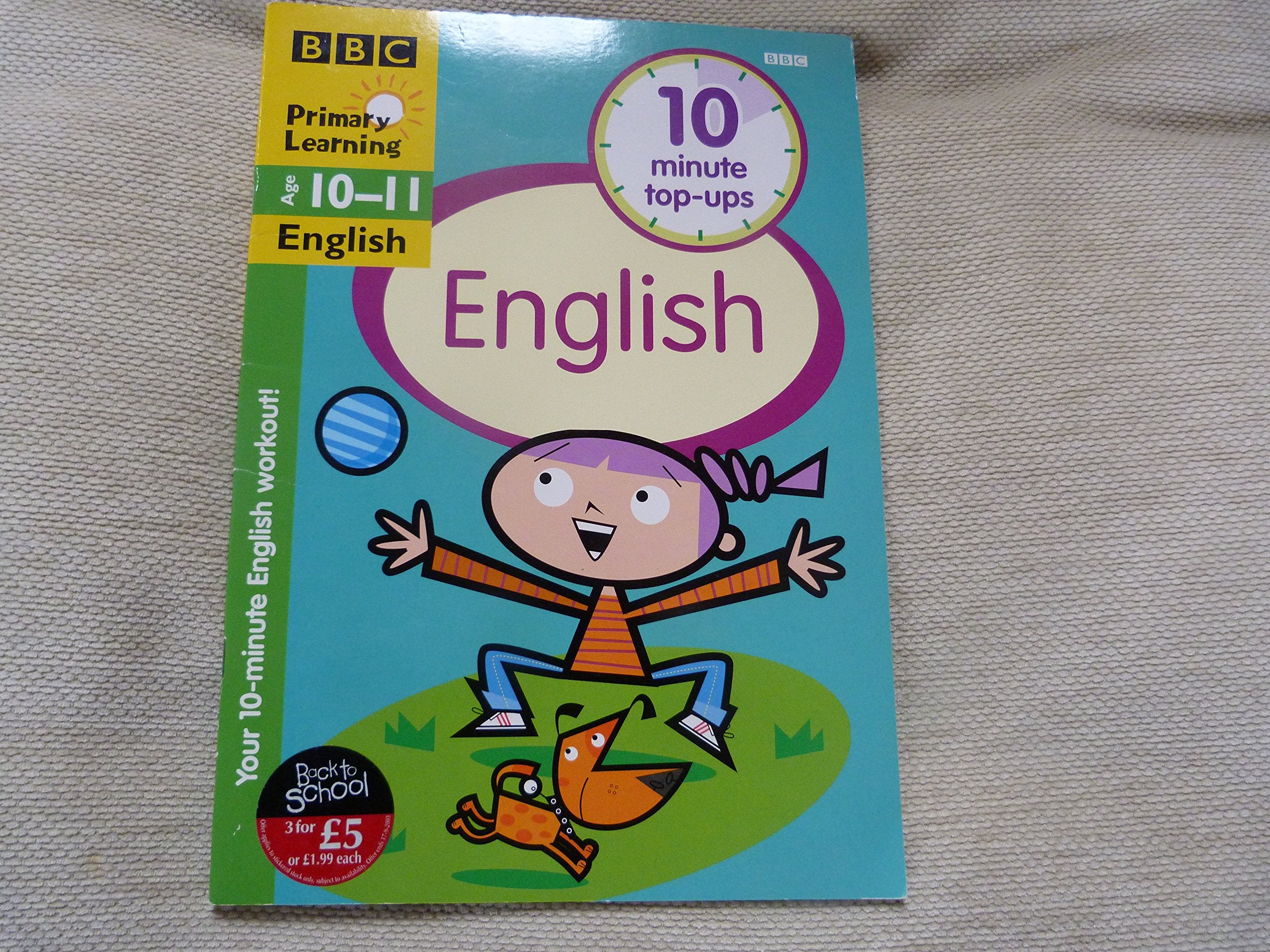 TEN MINUTES TOP-UPS ENGLISH 10-11 PB (E05) (Ten-Minute Top Ups) Professional & Reference Books