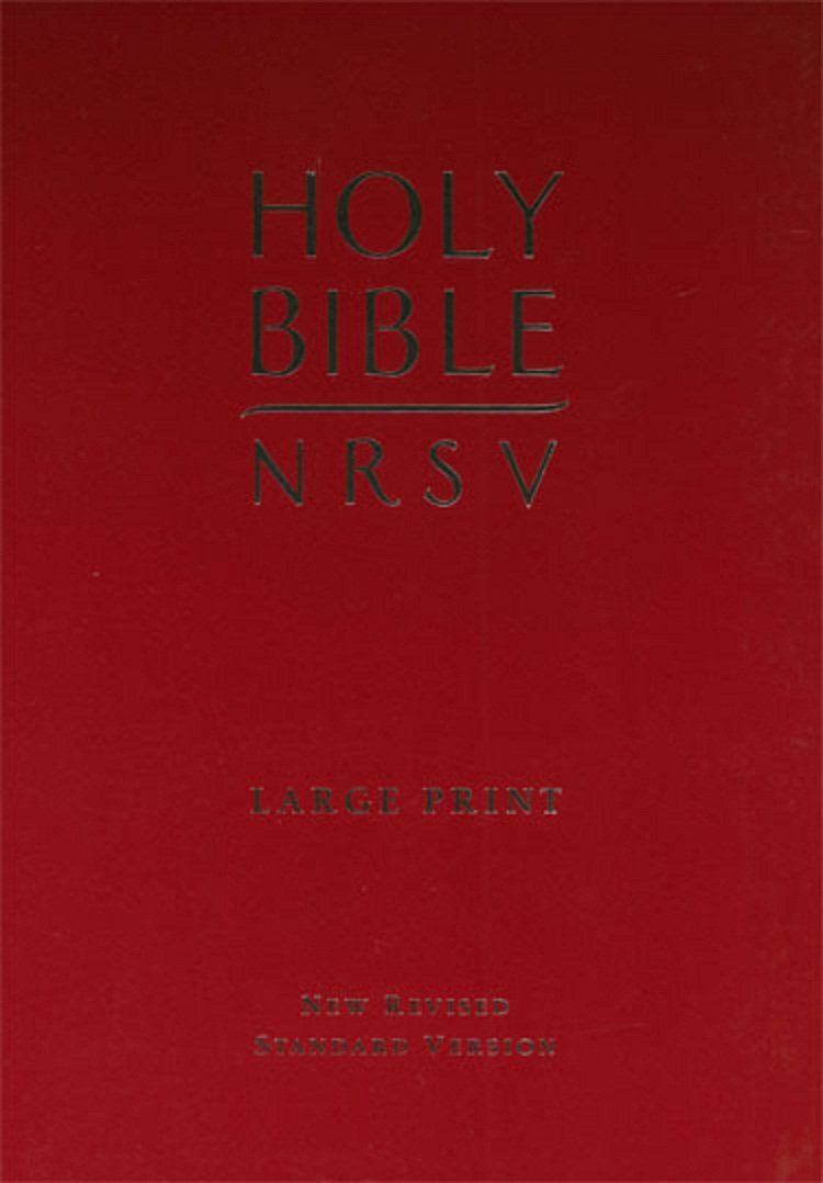 Large Print Holy Bible (New Revised Standard Version Bibles) Film, Art & Culture