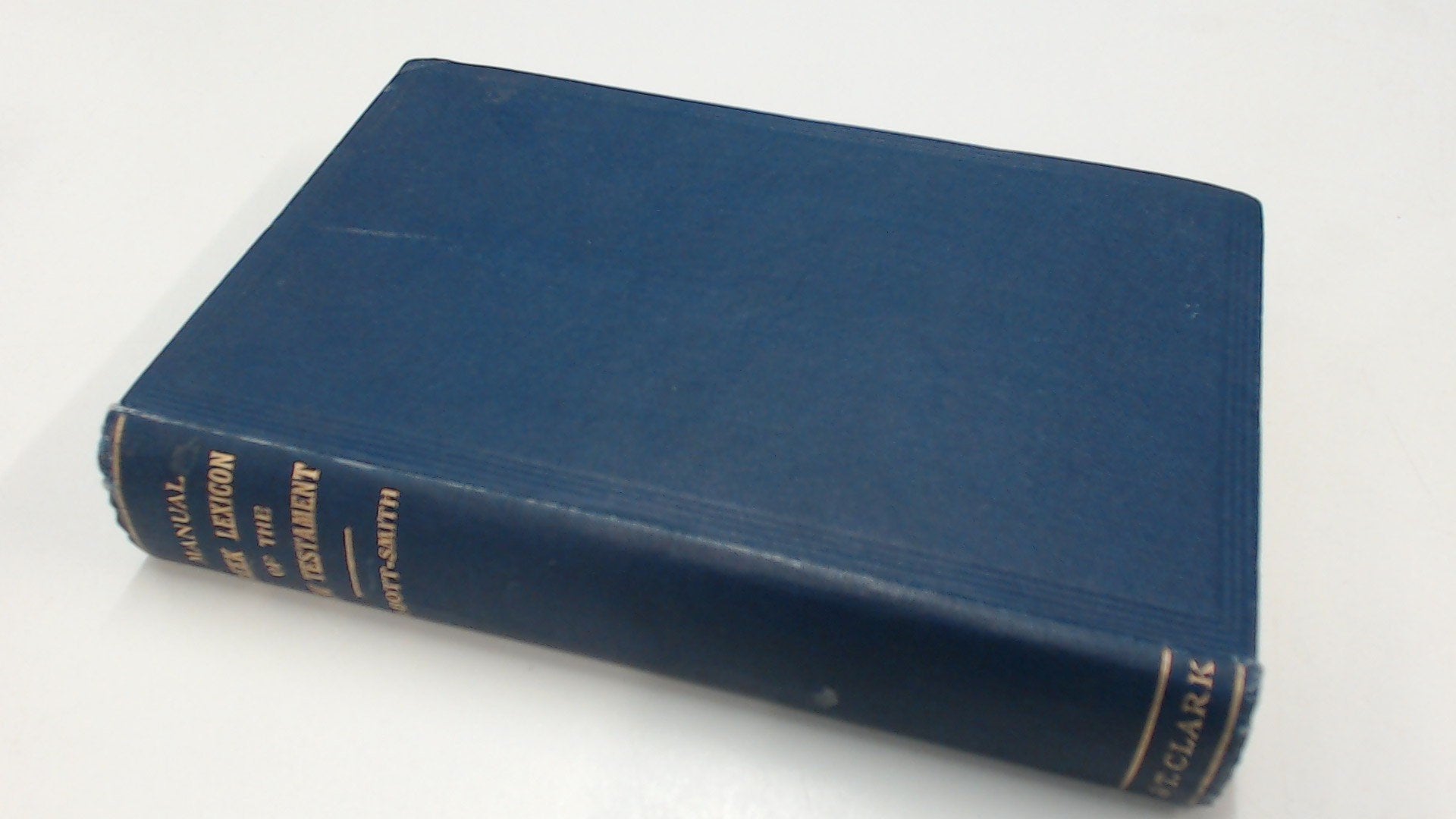 Manual Greek Lexicon of the New Testament Foreign Languages ​​& Dictionaries