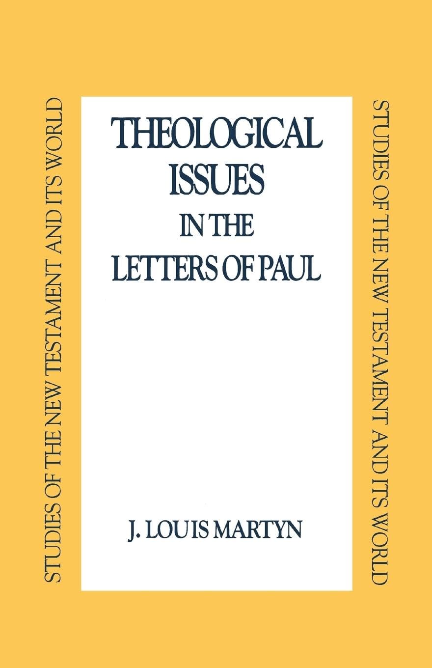 Theological Issues in the Letters of Paul Religion & Esotericism