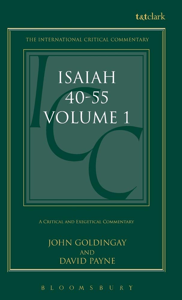 Isaiah 40-55 Vol 1 (ICC) Film, Art & Culture