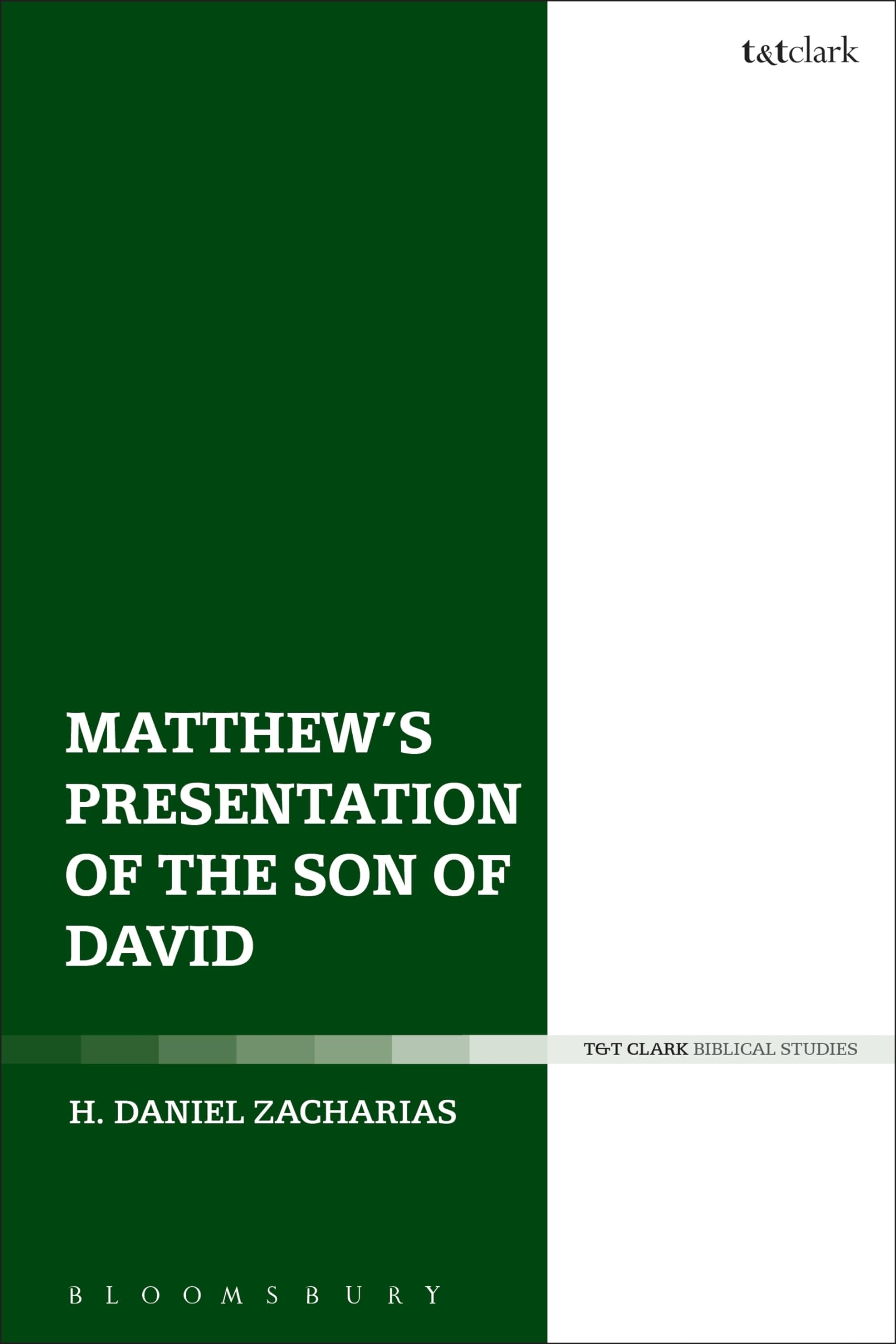 Matthew's Presentation of the Son of David Religion & Esotericism