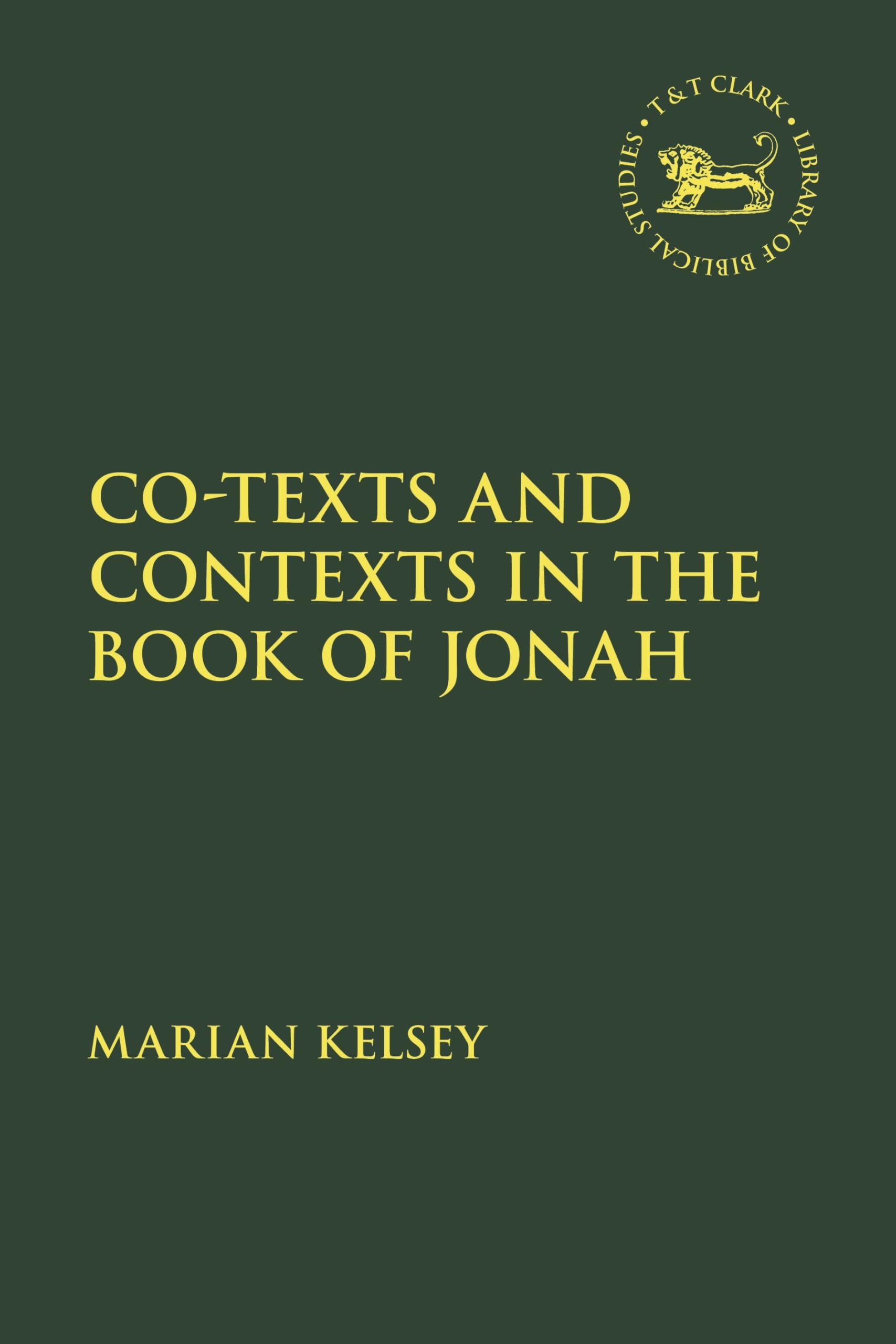 Co-texts and Contexts in the Book of Jonah Religion & Esotericism