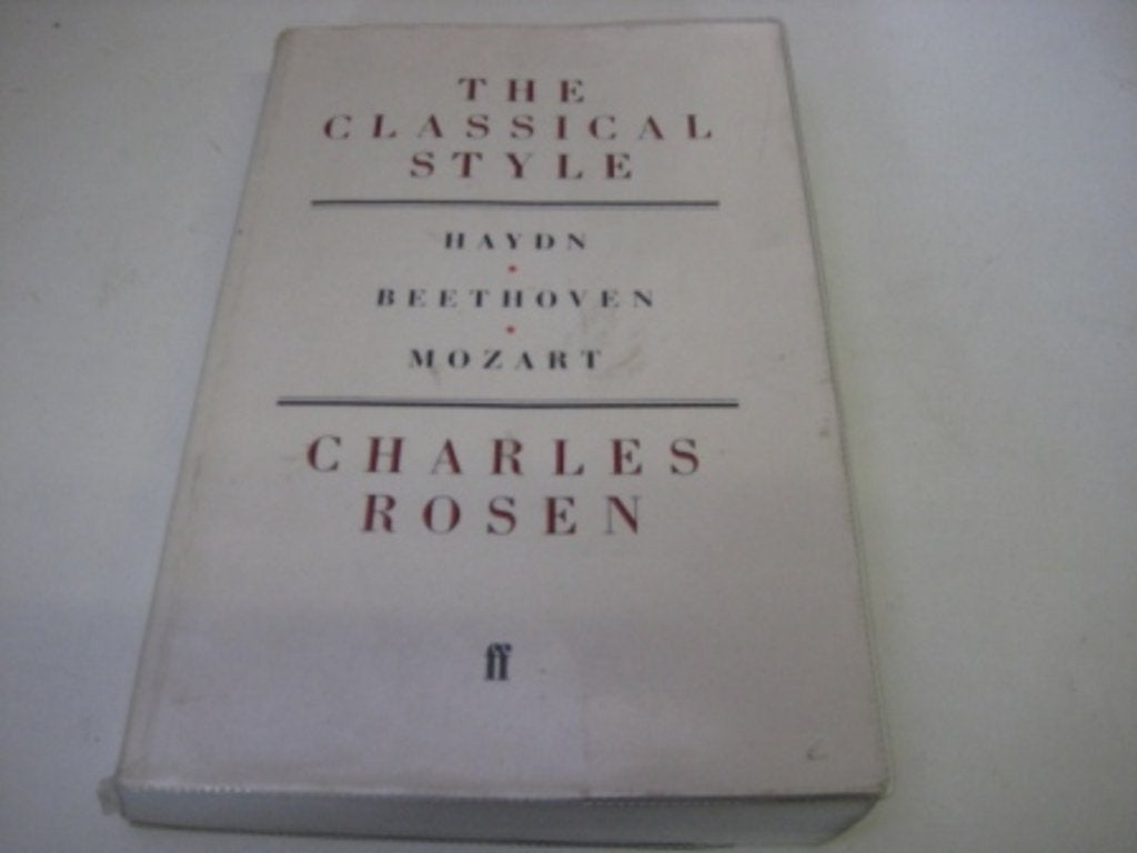 The Classical Style: Haydn, Mozart, Beethoven Sheet Music