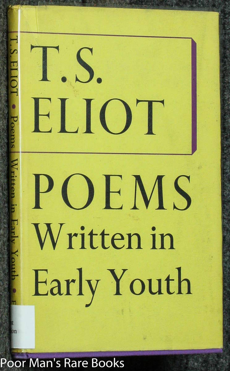 Poems Written in Early Youth Books