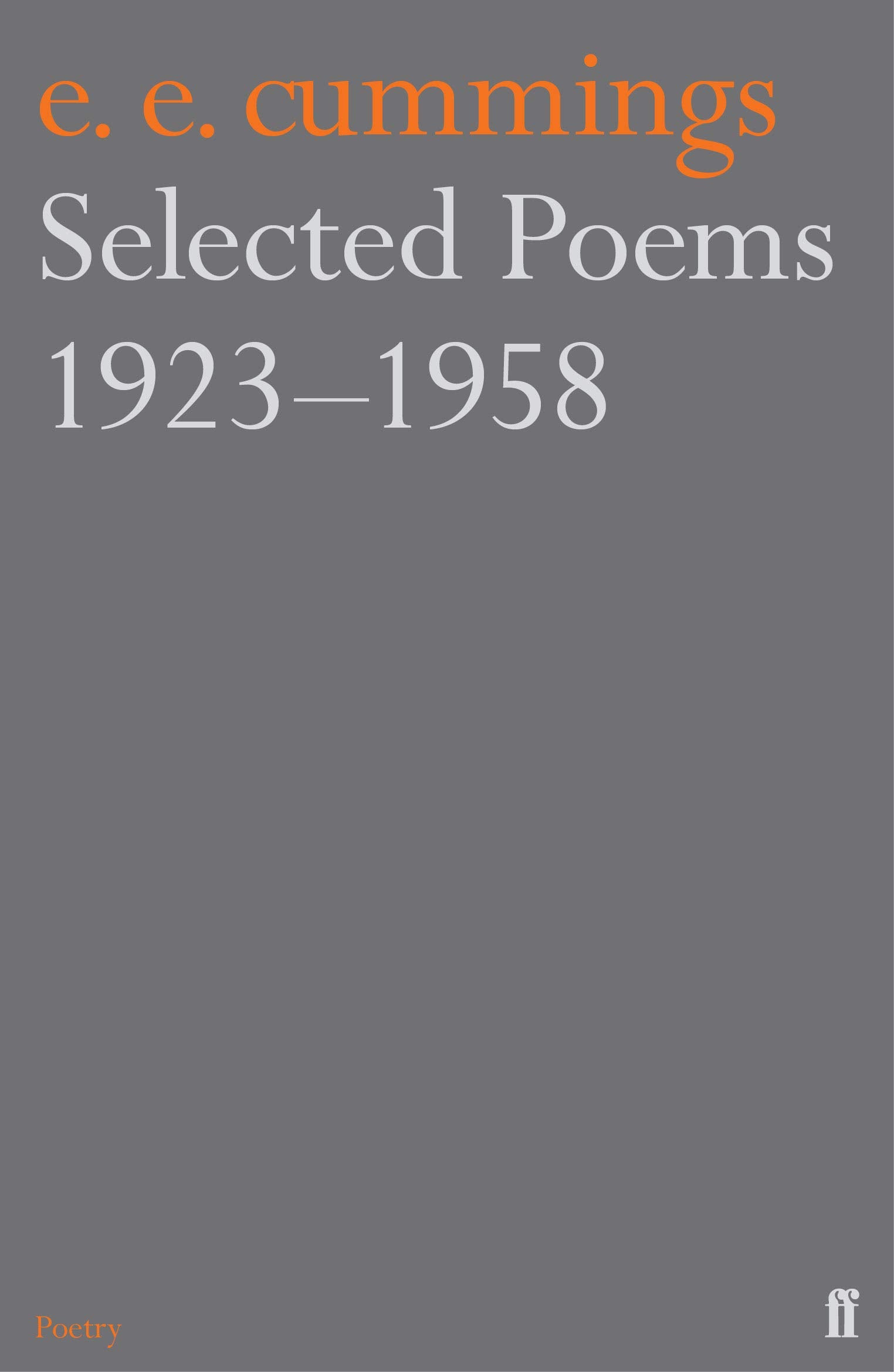 Selected Poems 1923-1958 Poetry