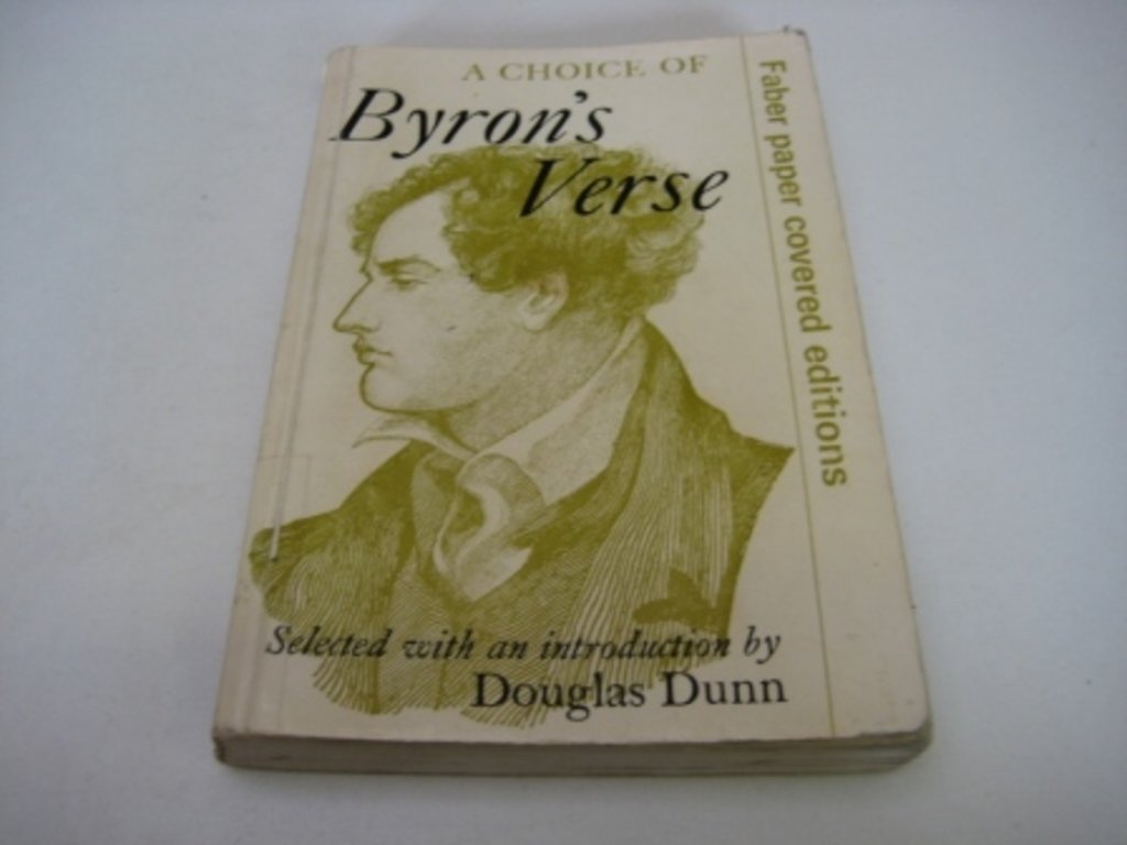 Choice of Byron's Verse Poetry