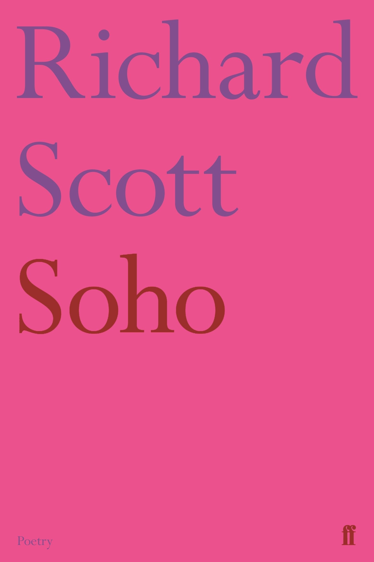 Soho (Faber Poetry) Poetry