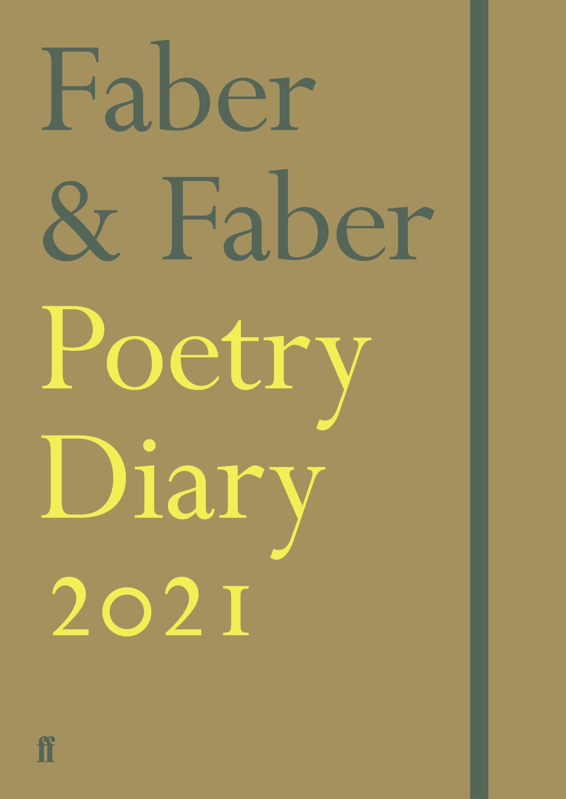 Faber & Faber Poetry Diary 2021 Poetry