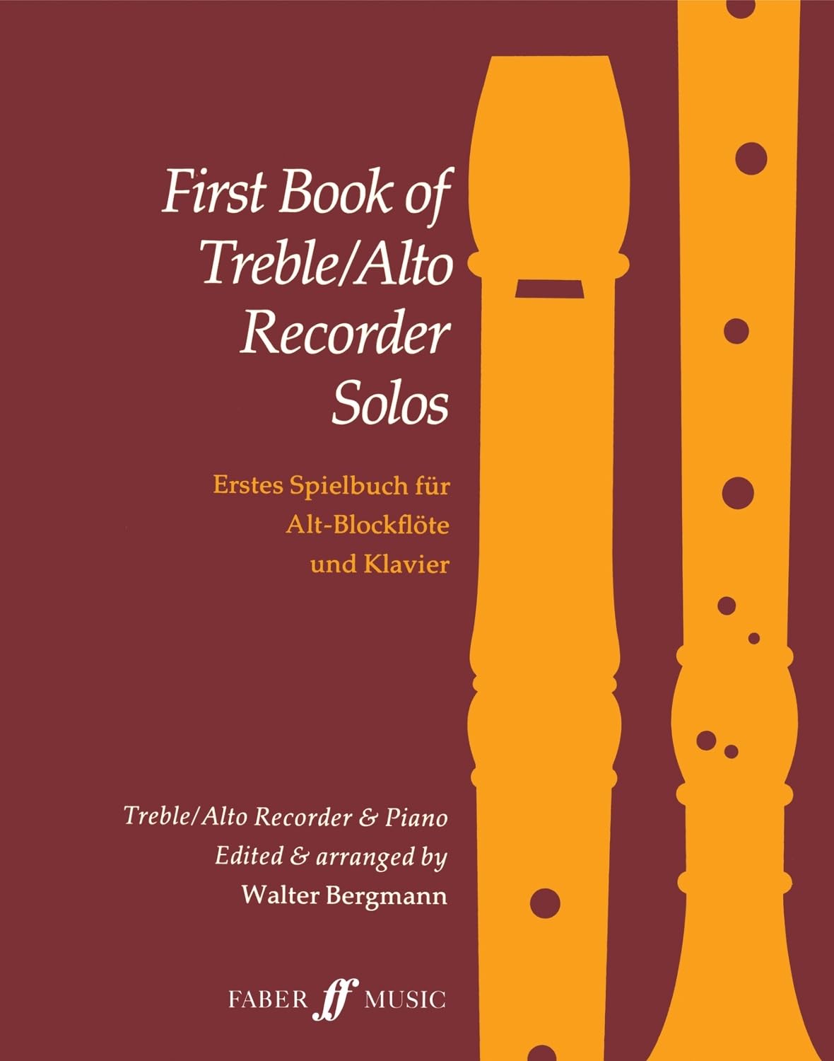 First Book of Treble/Alto Recorder Solos Sheet Music
