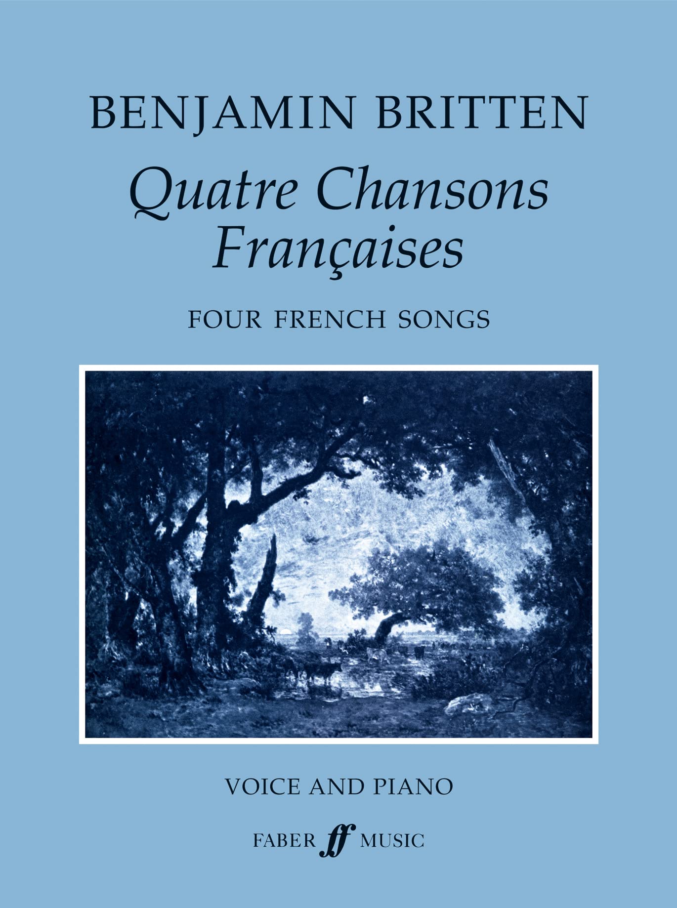 Quatre Chansons Francaises / Four French Songs: For High Voice and Orchestra book