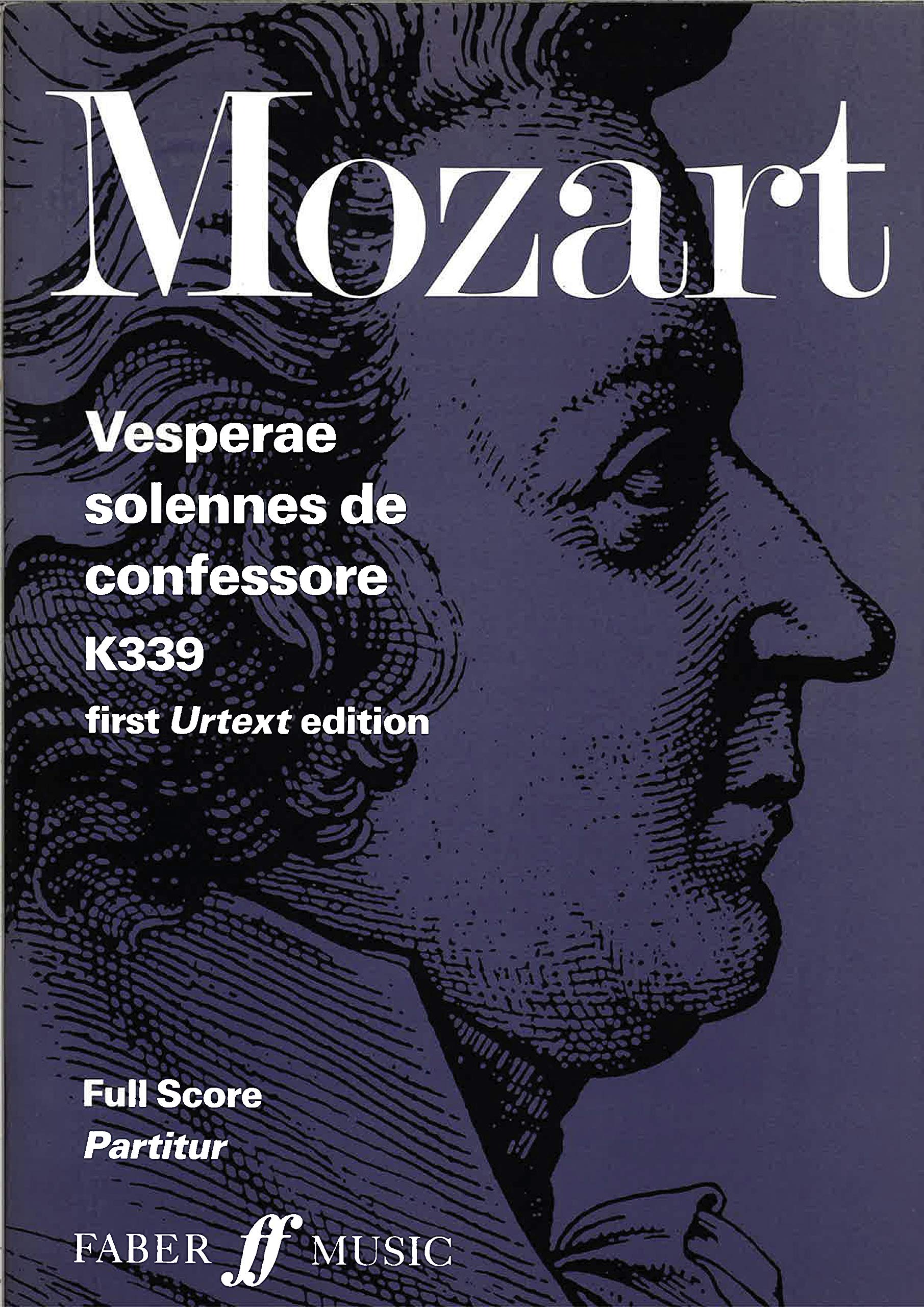 Vesperae Solennes De Confessore, K. 339: Full Score, Full Score book