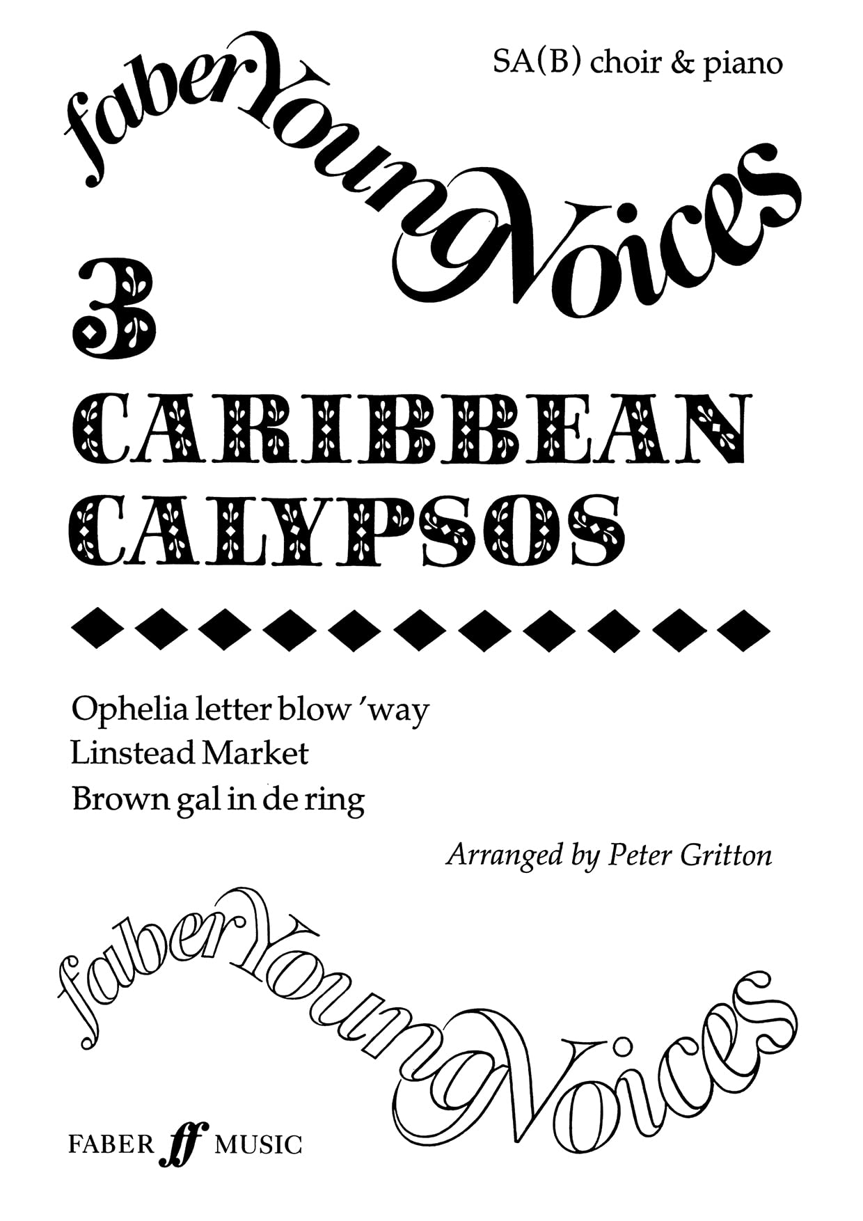 3 Caribbean Calypsos: Sa B Choir & Piano book