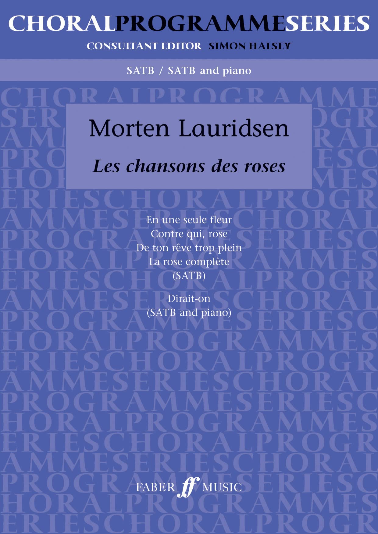 Chansons des Roses Sheet Music