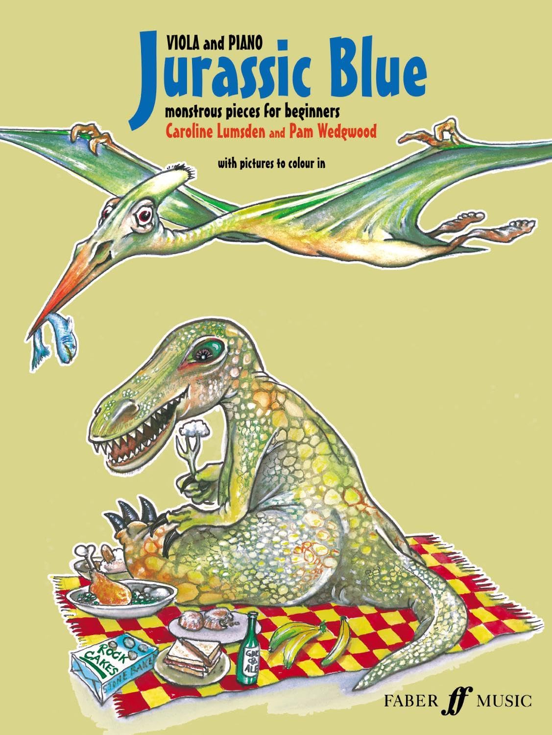 Jurassic Blue for Viola: Monstrous Pieces for Beginners (Faber Edition) Sheet Music