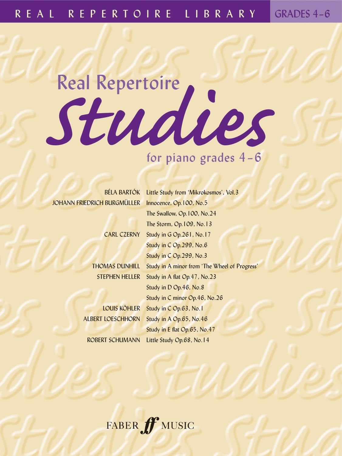Real Repertoire Studies for Piano Grades 4-6 (Real Repertoire Library) Sheet Music