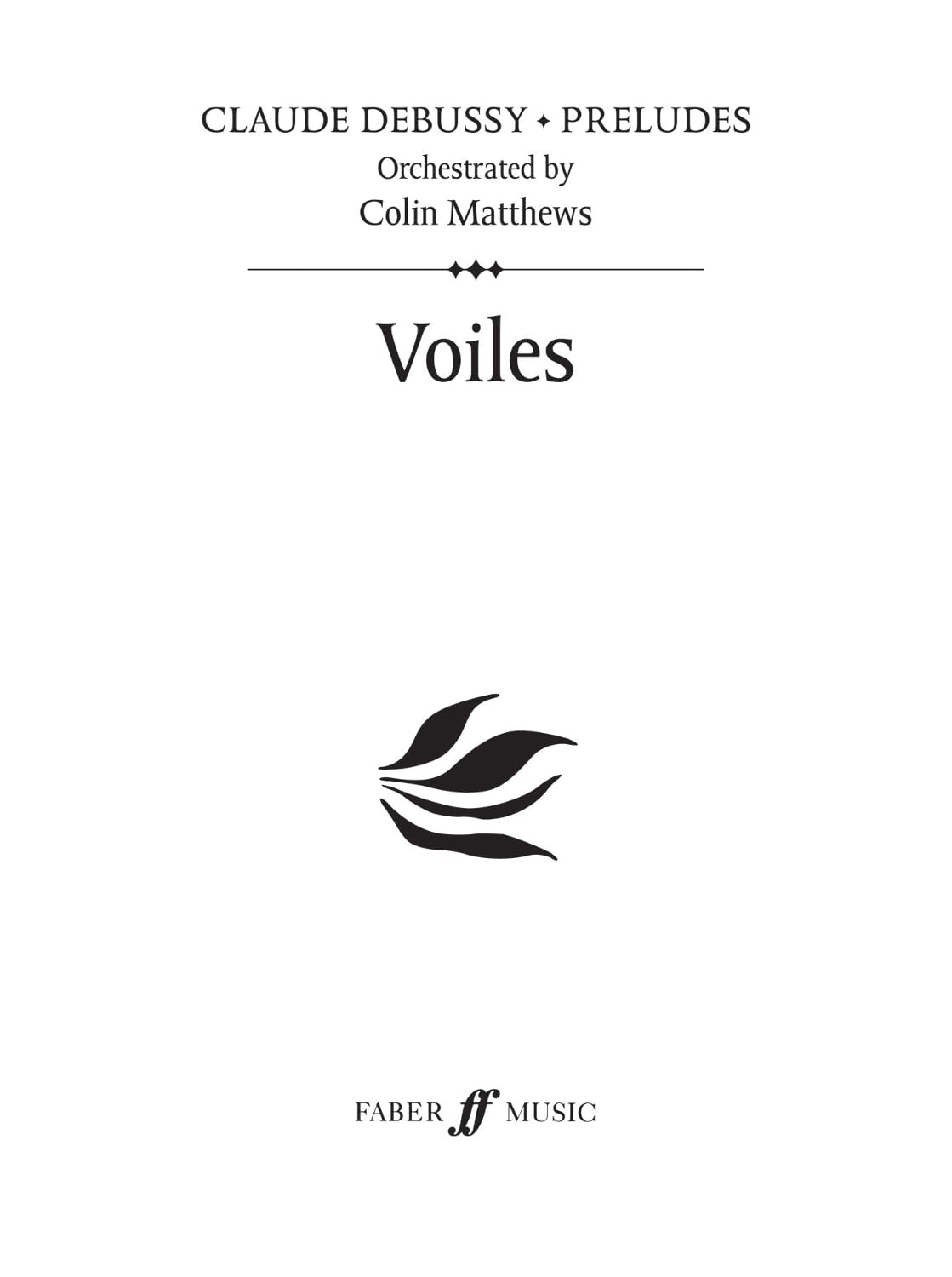 Voiles (Prelude 11): Orchestral Score Social Sciences