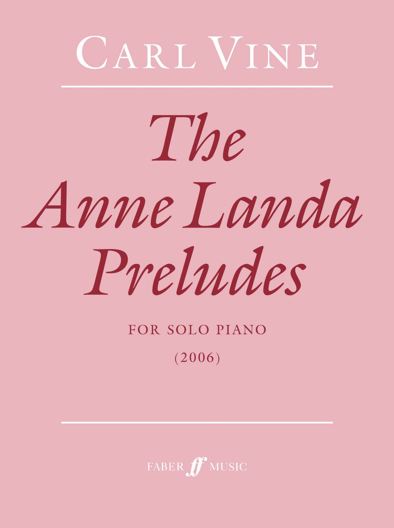 ANNE LANDA PRELUDES PIANO SOLO: For Solo Piano Social Sciences
