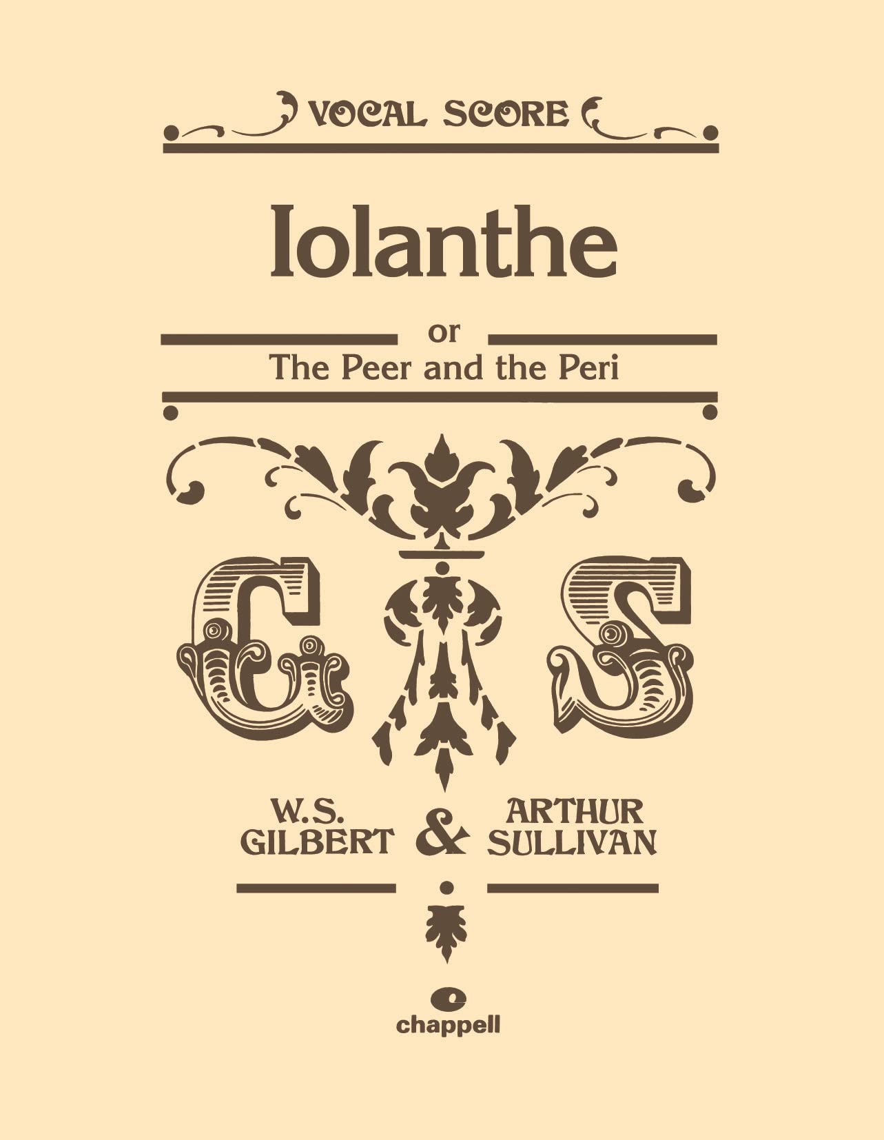 Iolanthe: Or the Peer and the Peri, Vocal Score Contemporary literature