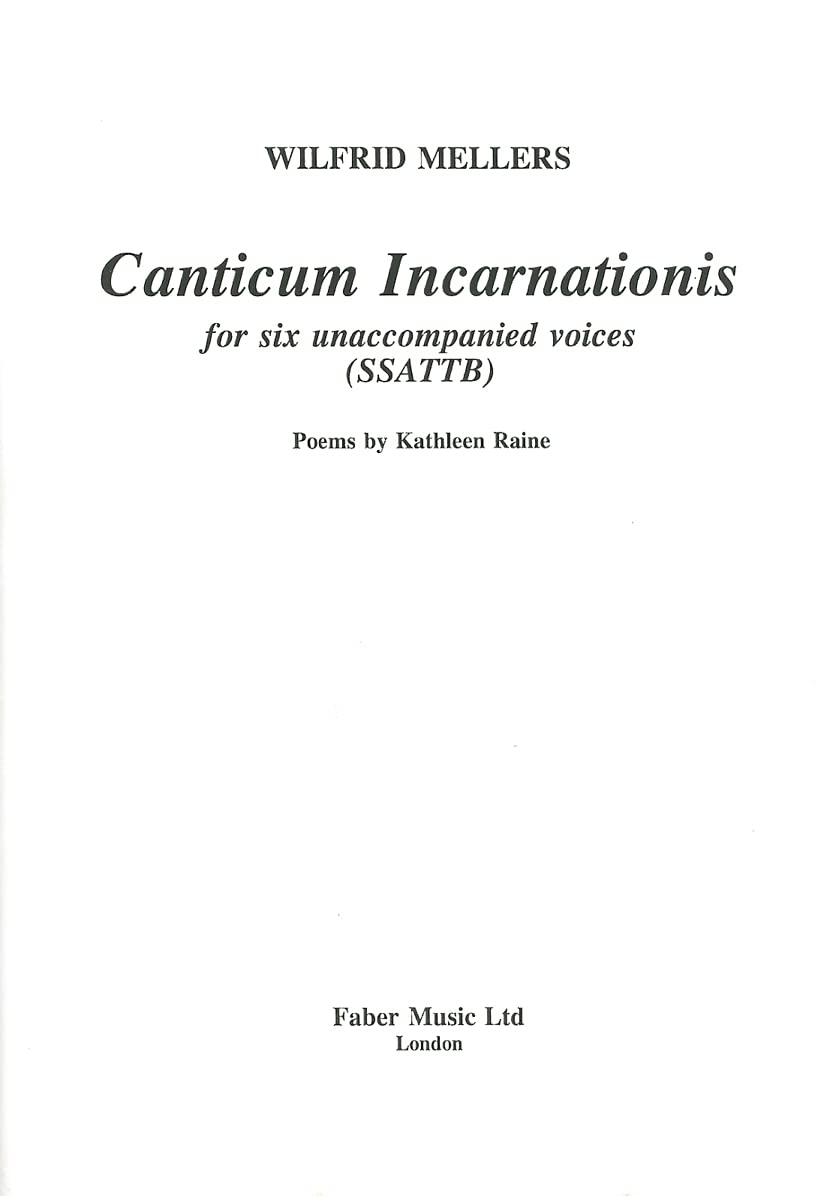 Canticum Incarnationis: Ssattb, Choral Octavo (Faber Edition) Social Sciences