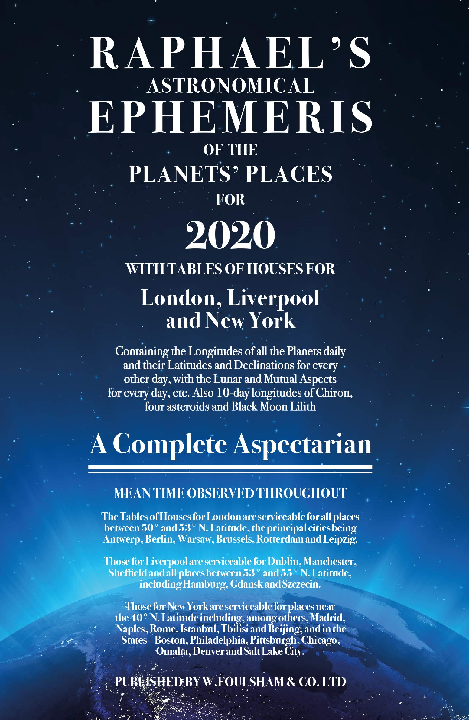 Raphael's Ephemeris 2020 Reference Books